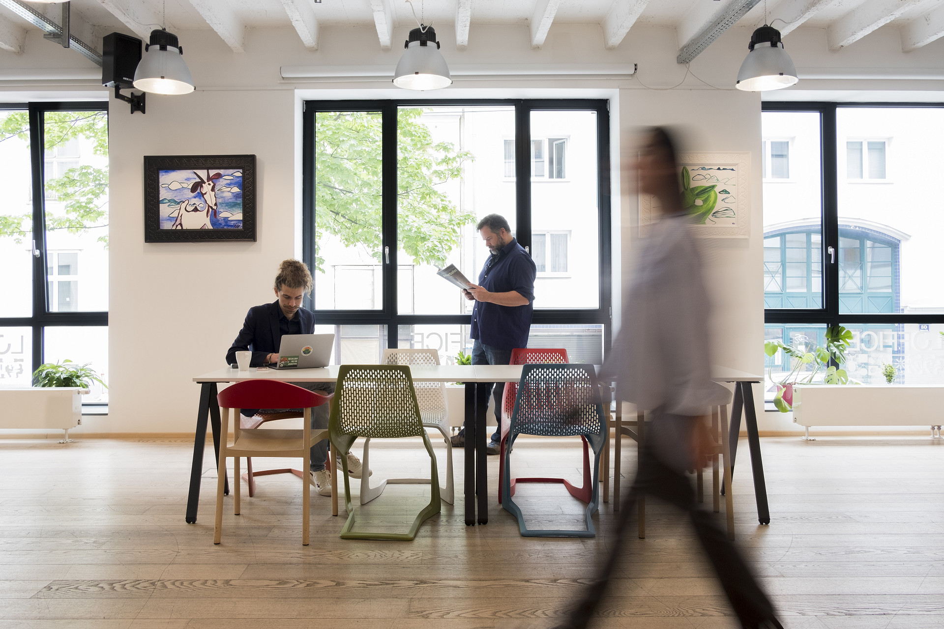 Find your coworking & shared office space in Vienna! We offer flexible office solutions with individual packages. LOFFICE - your cool shared office in Vienna.